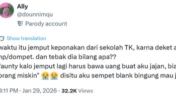 Standar dari mana ini? Foto: X/dounnimqu