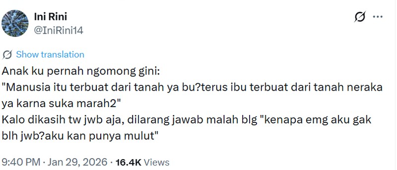 Gen Alpha dikenal sebagai generasi yang kalau ngomong apa adanya dan asal jeplak. Kadang, ngobrol sama mereka suka bikin geleng kepala dan ngakak.