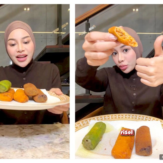 Aurel Puas Nyobain Risol Bu Tatu, Kasih Nilai 10 buat Semua Varian!