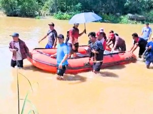 8 Kecamatan di Nunukan Terendam Banjir Kiriman dari Malaysia