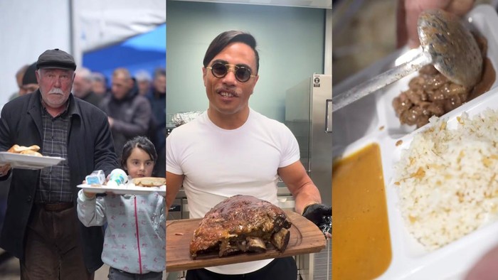 Salt Bae Gelar Bukber di Masjid Pribadi, Bagi-bagi 1.000 Takjil Gratis!