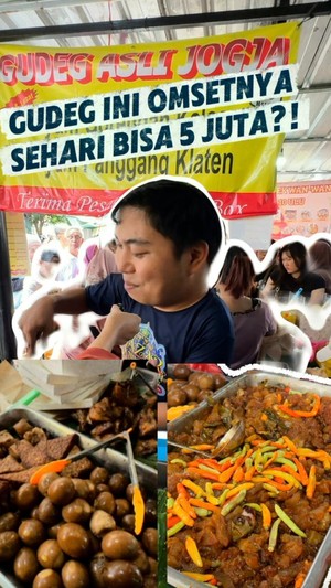 Video: Gudeg di Pasar Takjil Ini Sehari Omsetnya Sampai Rp 5 Juta! 