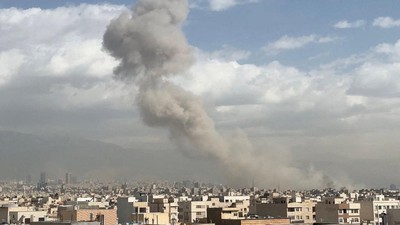 Israel Serang Iran, Ledakan Bikin Warga Berlarian