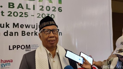 Ketua Umum MUI Provinsi Bali, H Mahrusun Hadiyono. (Ahmad Firizqi Irwan/detikBali)