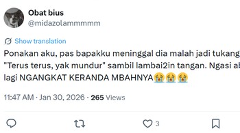 Ini sih kayaknya niatnya baik, mau bantuin. Foto: X/midazolammmm