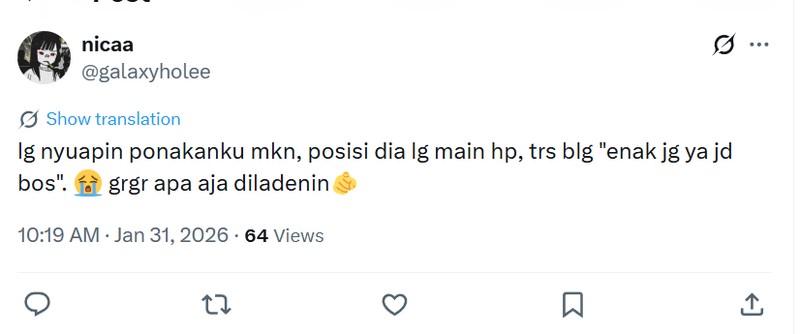 Katanya Gen Alpha itu kalau ngomong suka asal jeplak dan asal bunyi (asbun). Contohnya ya, kayak tweet-tweet pengakuan berikut ini.