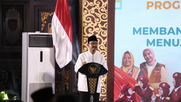Mensos Saifullah Yusuf atau Gus Ipul sosialisasi DTSEN di Jombang