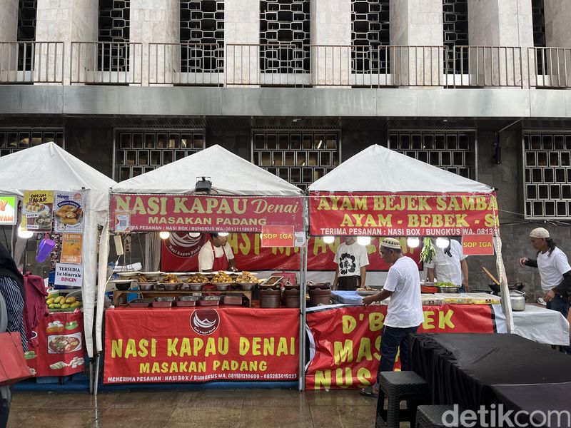 Mirip Festival Kuliner! 50 Tenant Ramaikan Buka Puasa di Masjid Istiqlal
