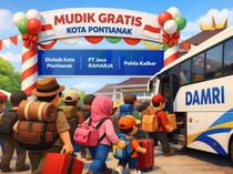 Mudik Gratis di Kalbar, 33 Bus Siap Layani 12 Rute dari Pontianak