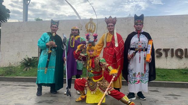 Parade puncak perayaan Imlek Nasional 2026 di Lapangan Banteng, Jakpus