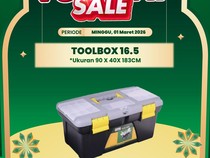 Toolbox Harga Miring Cuma di Transmart Full Day Sale Besok!
