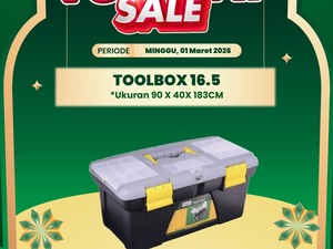 Toolbox Harga Miring Cuma di Transmart Full Day Sale Besok!