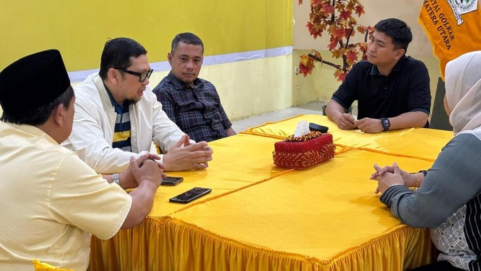 Wakil Ketua Umum DPP Partai Golkar Ahmad Doli Kurnia Tandjung silaturahmi dengan Golkar Sumut. (Istimewa)