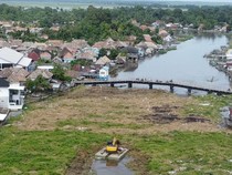 Duh, Hamparan Eceng Gondok Tutupi Aliran Sungai di OKI