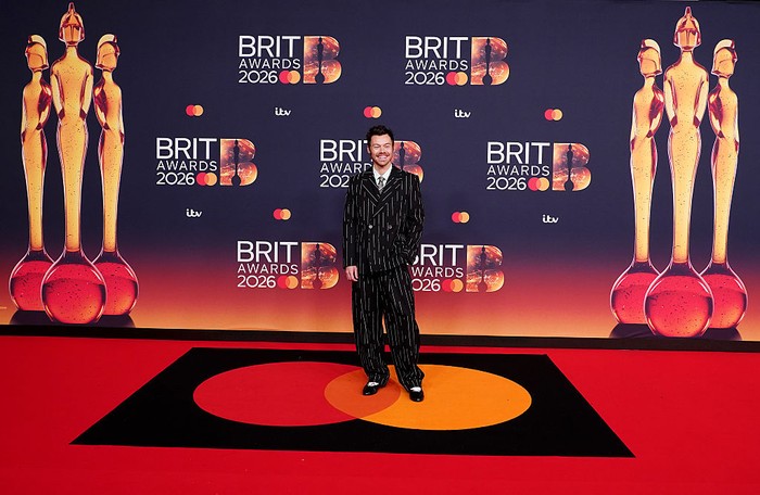 Harry Styles performs during the BRIT Awards at the Co-op Live Arena, in Manchester, Britain, February 28, 2026. REUTERS/Isabel Infantes