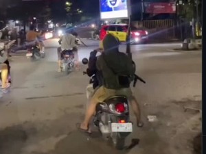 Konvoi Pemotor Bawa Senjata Mainan di Makassar Jadi Sasaran Patroli Polisi