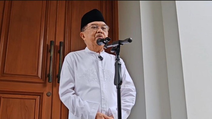 Jusuf Kalla menyampaikan keterangan pers soal serangan AS-Israel ke Iran.