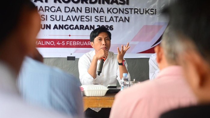 Kepala Dinas Bina Marga dan Bina Konstruksi (BMBK) Sulsel, Andi Ihsan.