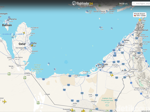 Pantauan Flightradar24: Langit Dubai Kosong, Jet Tempur Qatar Siaga