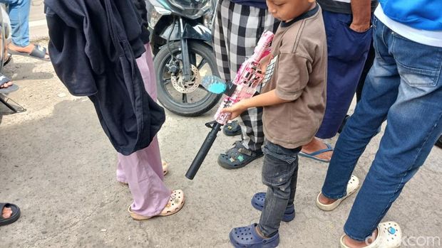 Marak senjata mainan di Makassar.