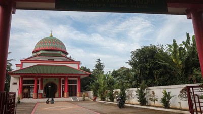 Masjid Nanik Musini Serang Tampilkan Harmoni Arsitektur Islam dan Tionghoa