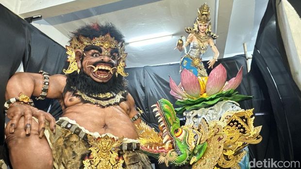 Ogoh-ogoh 'Segara Gni' katya STT. Ria Remaja Jaya Kusuma Banjar Geladag, Denpasar Selatan.