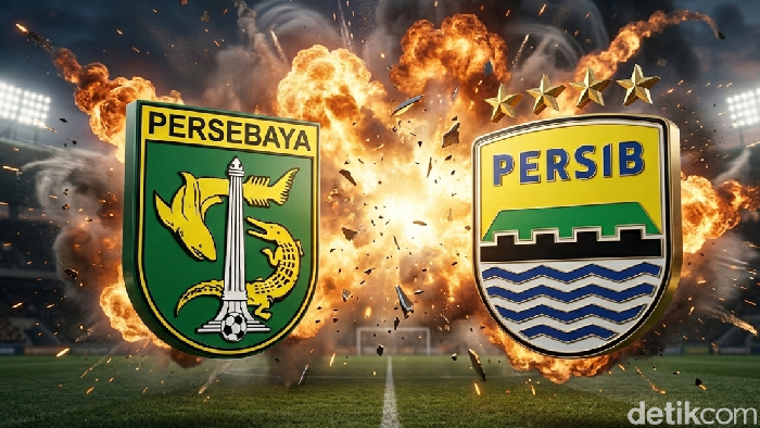 Persebaya Surabaya vs Persib Bandung.
