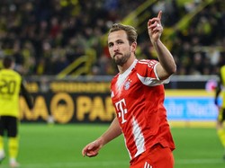 Kane hanya butuh 98 penampilan untuk capai 100 gol di Bundesliga. Itu jadi pemain tercepat yang capai jumlah gol segitu (REUTERS/Wolfgang Rattay)