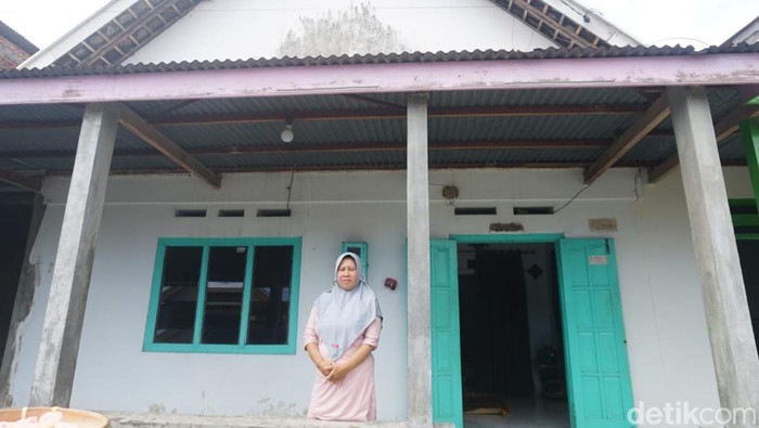 Widiyawati (44), penyintas longsor asal Desa Sambirejo, Wonosalam, Jombang
