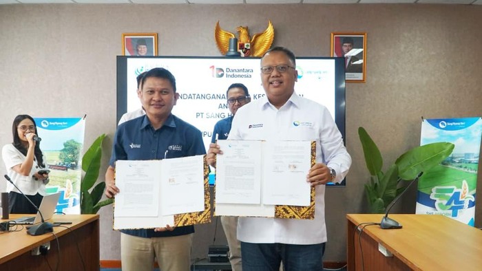 Anak Usaha Pupuk dan ID Food Kerja Sama Distribusi Benih Padi