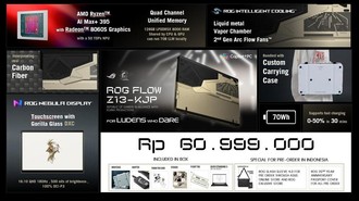 Asus ROG Flow Z13-KJP Resmi Masuk Indonesia, Cuma 50 Unit