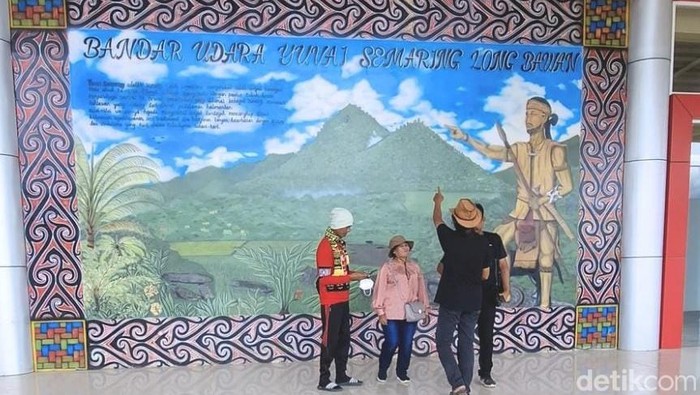 Bandara Yuvai Semaring di Long Bawan, Kecamatan Krayan, Kabupaten Nunukan, Kalimantan Utara.