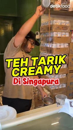 Video: Sensasi Teh Tarik Arab Street yang Creamy dan Pekat