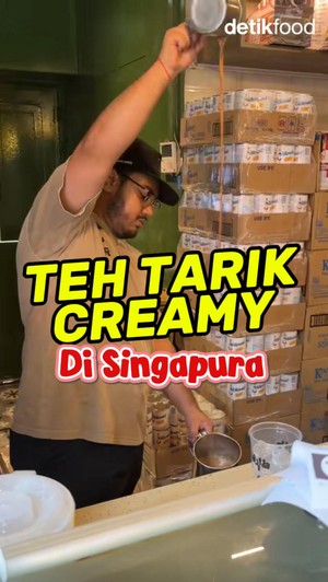 Video: Sensasi Teh Tarik Arab Street yang Creamy dan Pekat