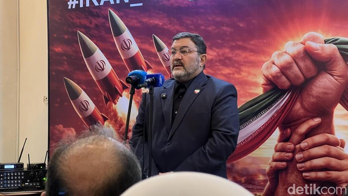 Dubes Iran untuk RI Mohammad Boroujerdi. (Adhfar/detikcom)
