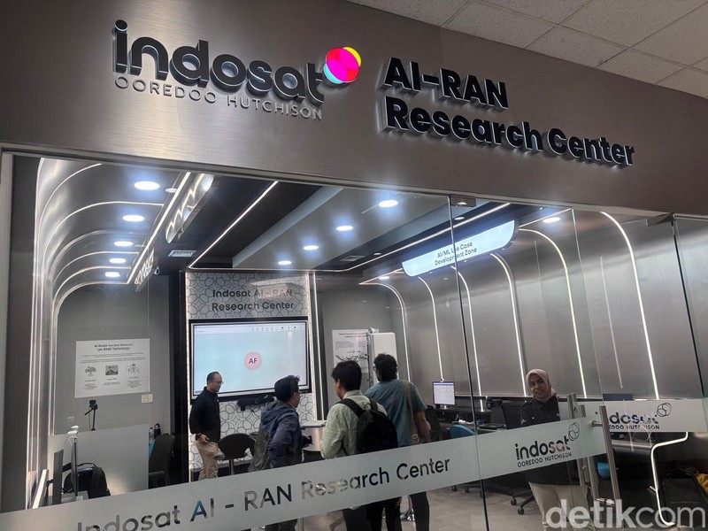 Fasilitas Indosat AI RAN Research yang ada di Kantor Indosat Surabaya.