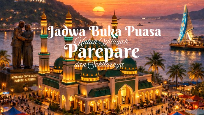 Jadwal buka Puasa Parepare Selasa 3 Maret 2026