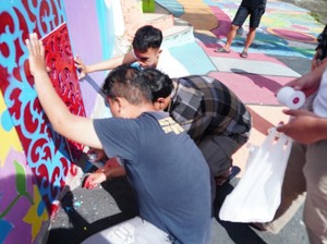 Ngalam Mbois: Mural Jodipan Kini Bisa Bercerita Lewat Sentuhan Digital