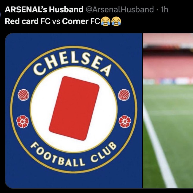 Arsenal Vs Chelsea Diolok-olok Jadi Corner FC Vs Red Card FC