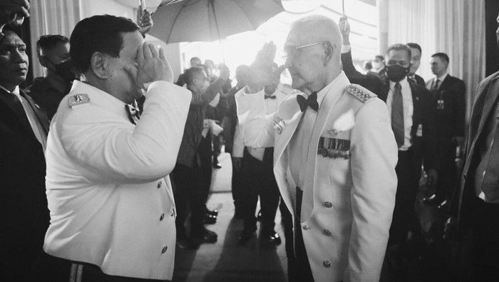 Momen Prabowo dan Try Sutrisno. (Dok. instagram Prabowo)