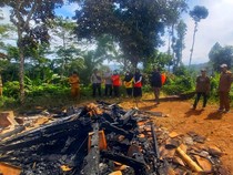 Wanita ODGJ di Sukabumi Tewas Terjebak Kebakaran Rumah Panggung