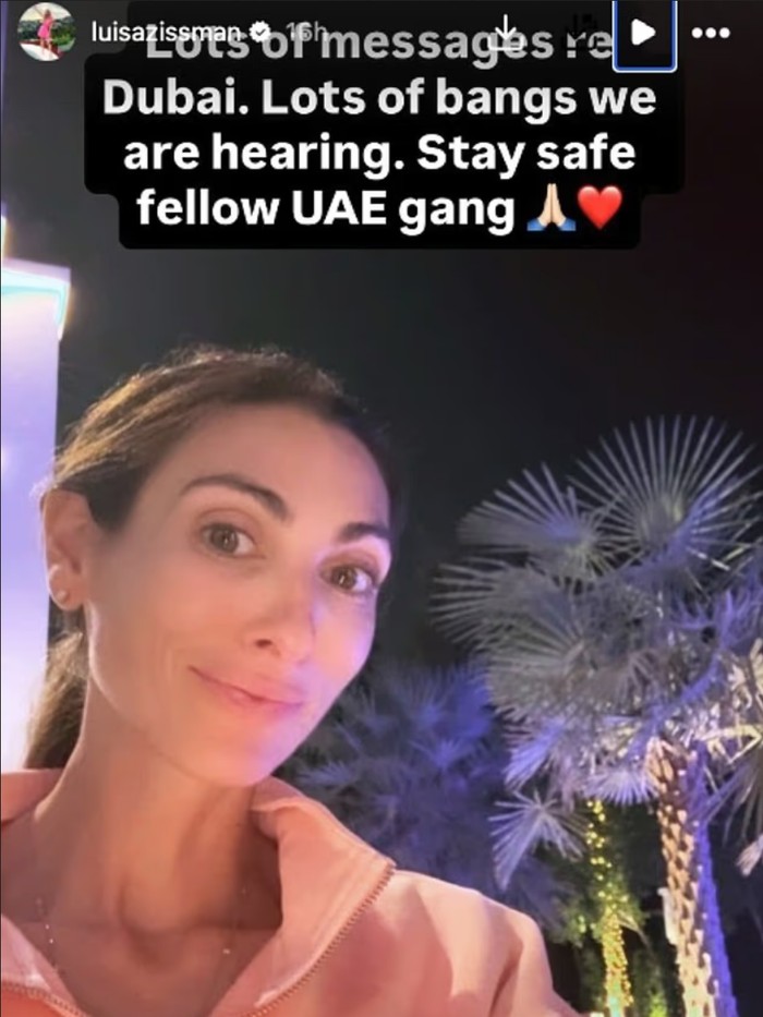 Selebriti update kondisi Dubai di media sosial.