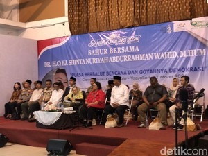 Sinta Nuriyah Sahur di GKR Baciro Jogja, Bicara soal Persatuan