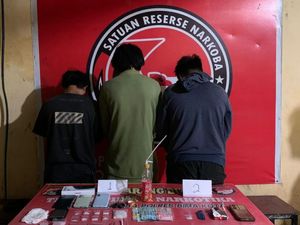 Tiga Pengedar Sabu Dibekuk di Bima, Satu Residivis