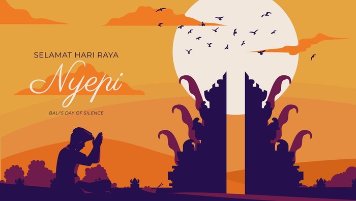 Ucapan selamat hari raya Nyepi.