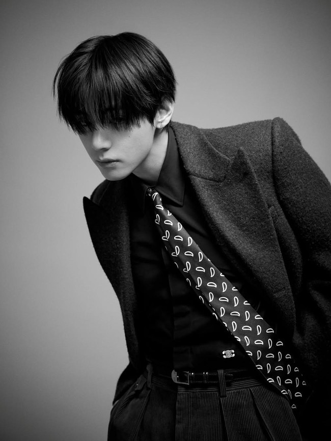 CELINE Prince, Paras Tampan V BTS Jadi Sorotan di Pemotretan Terbaru