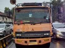 Ada Truk Mogok, Lalin di Harmoni Jakpus Padat