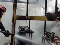 Warung Soto Mi di Bogor Terbakar Akibat Gas Bocor, Pemilik Terluka