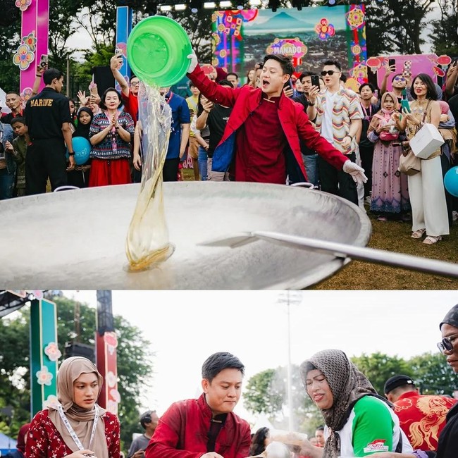 Wow! Bobon Santoso Pecahkan Rekor Dunia Bikin Lontong Cap Go Meh 5 Ribu Porsi