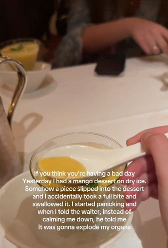 Ngeri! Wanita Ini Alami 'Luka Bakar' di Mulut Usai Telan Dry Ice